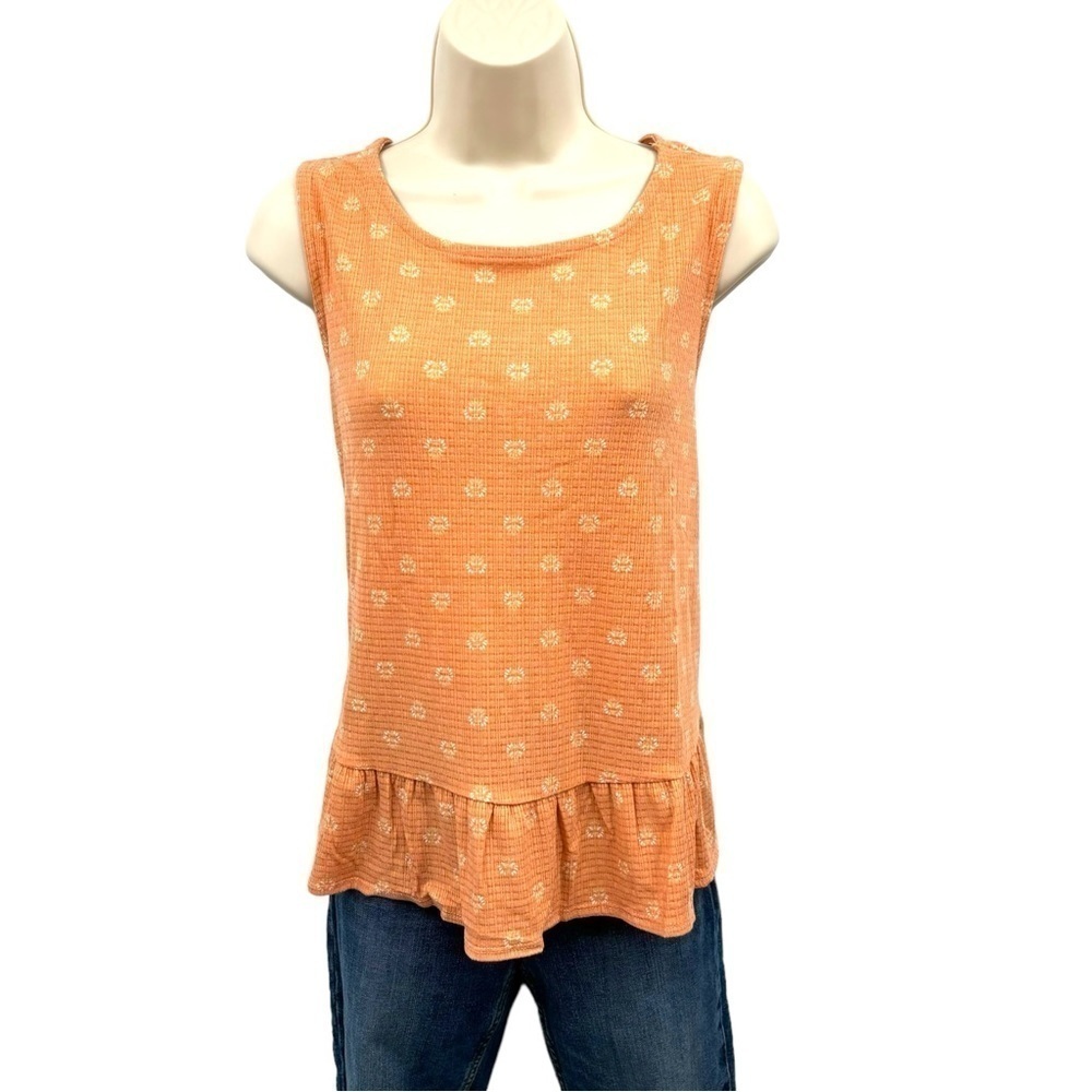 NWT Torrid Texture Knit High Neck Ruffle Crop Top Peach Size 4X | 3088 - Picture 4 of 10